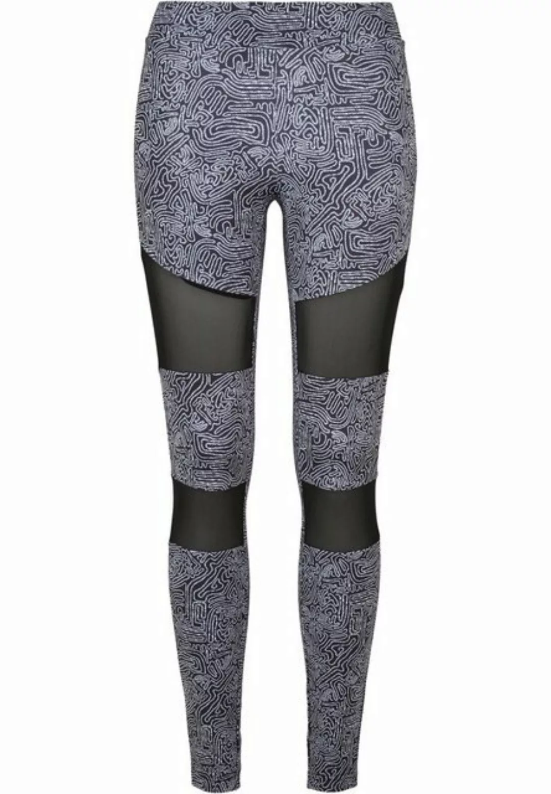 URBAN CLASSICS Leggings Urban Classics Damen Ladies Tech Mesh AOP Leggings günstig online kaufen