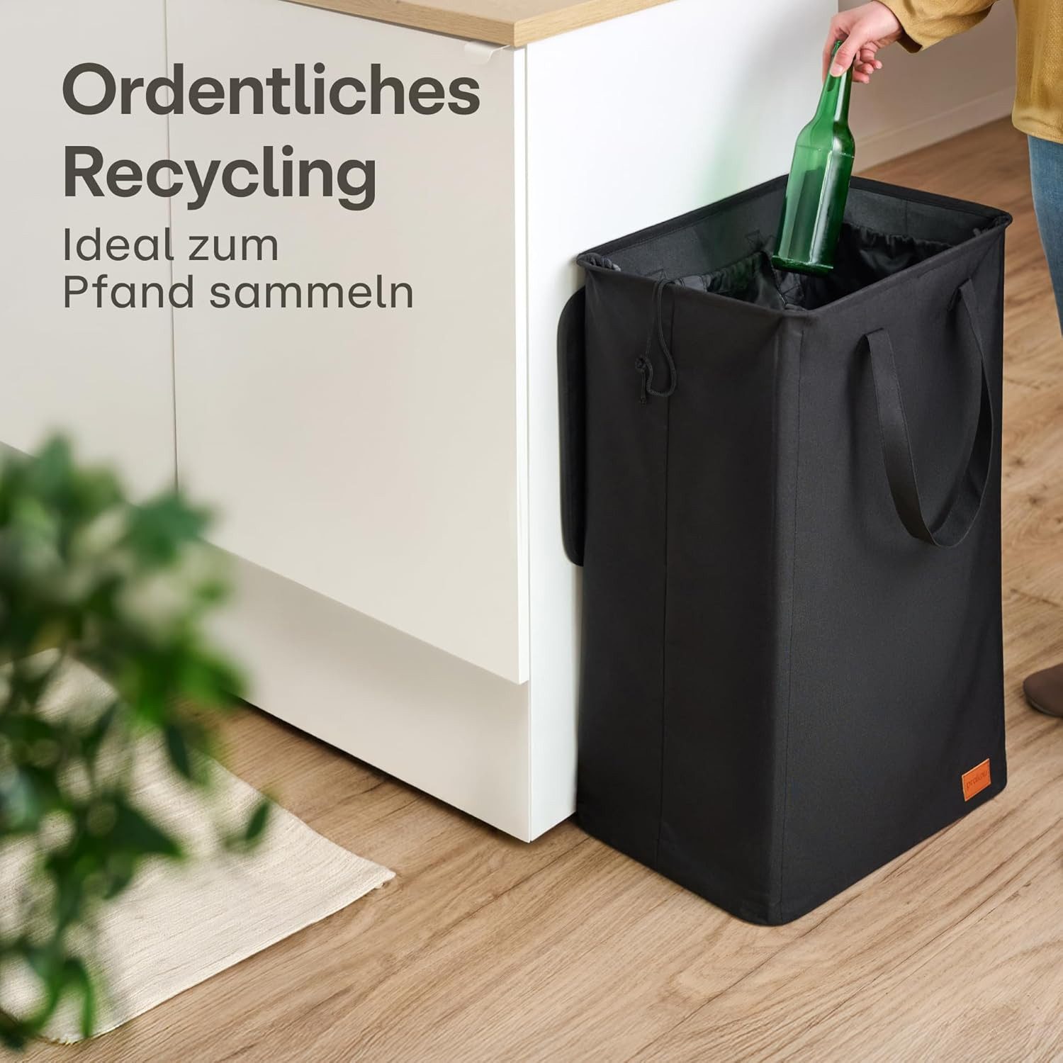 Praknu Flaschenkorb Pfandflaschen Sammelbehälter Groß – günstig online kaufen