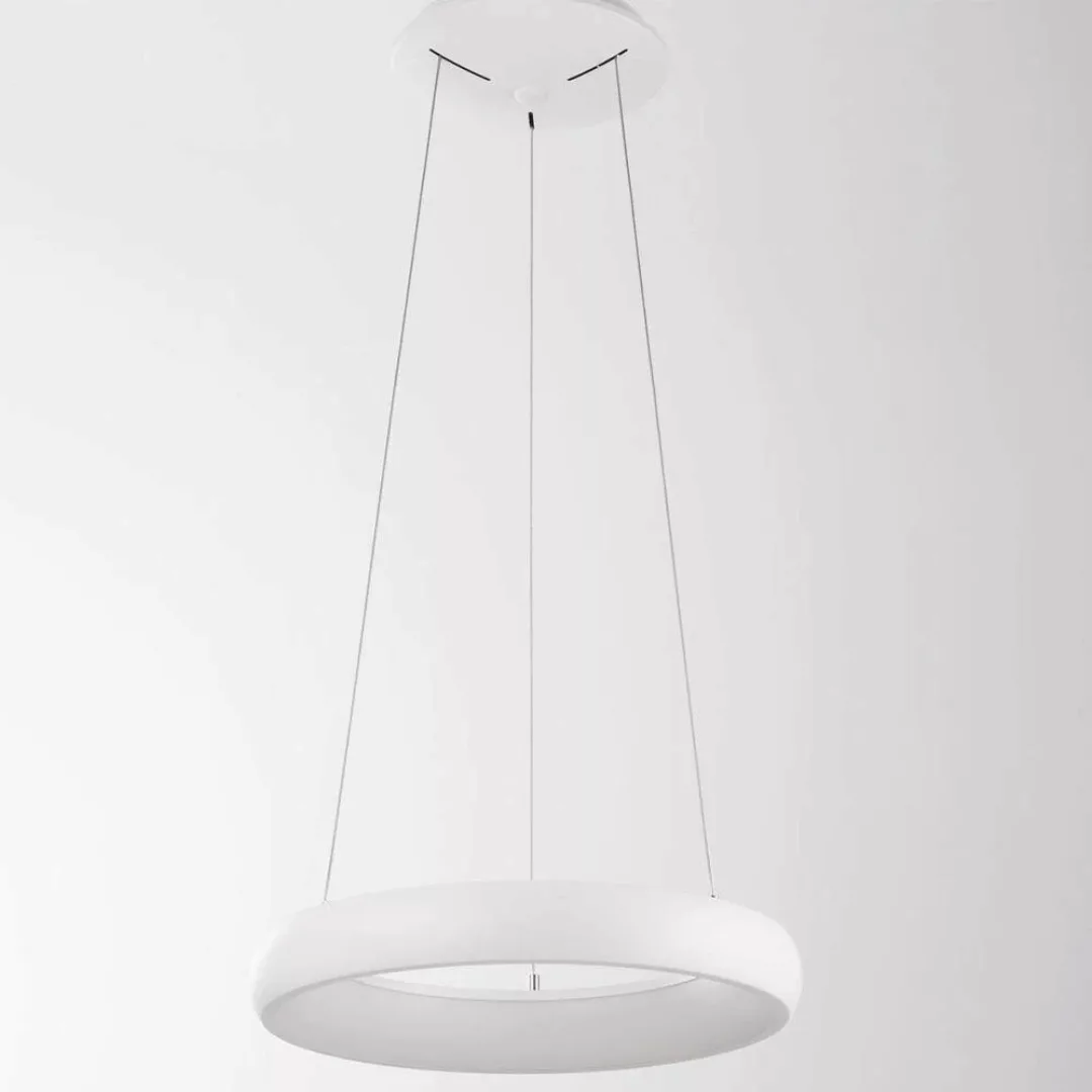 LED Pendelleuchte Albi in Weiß 32W 1950lm günstig online kaufen