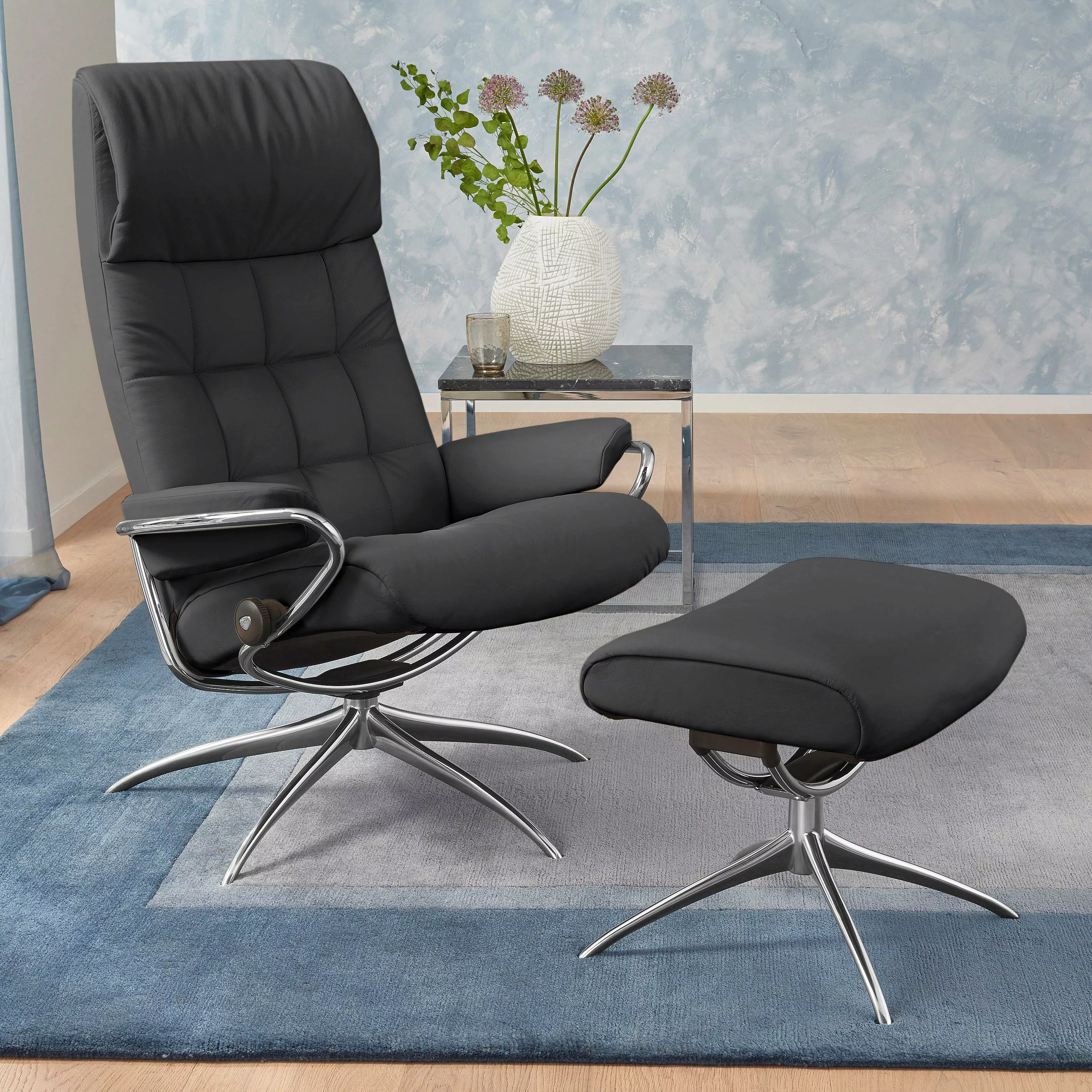 Stressless® Relaxsessel »London«, (Set, Relaxsessel mit Hocker), mit Hocker günstig online kaufen