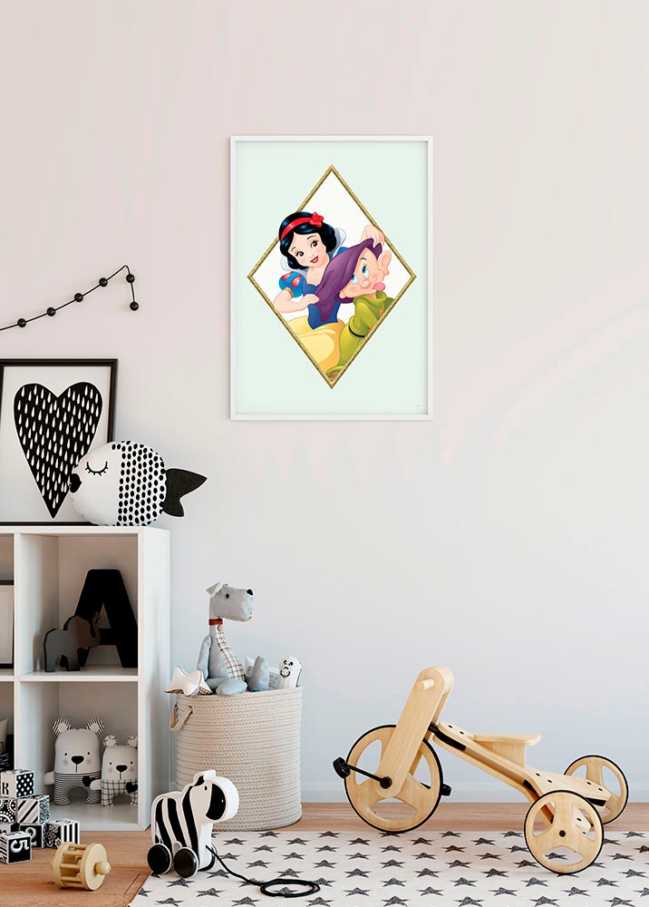 Komar Bild "Snow White & Dopey", Disney, (1 St.), Wandbild zur Dekoration i günstig online kaufen