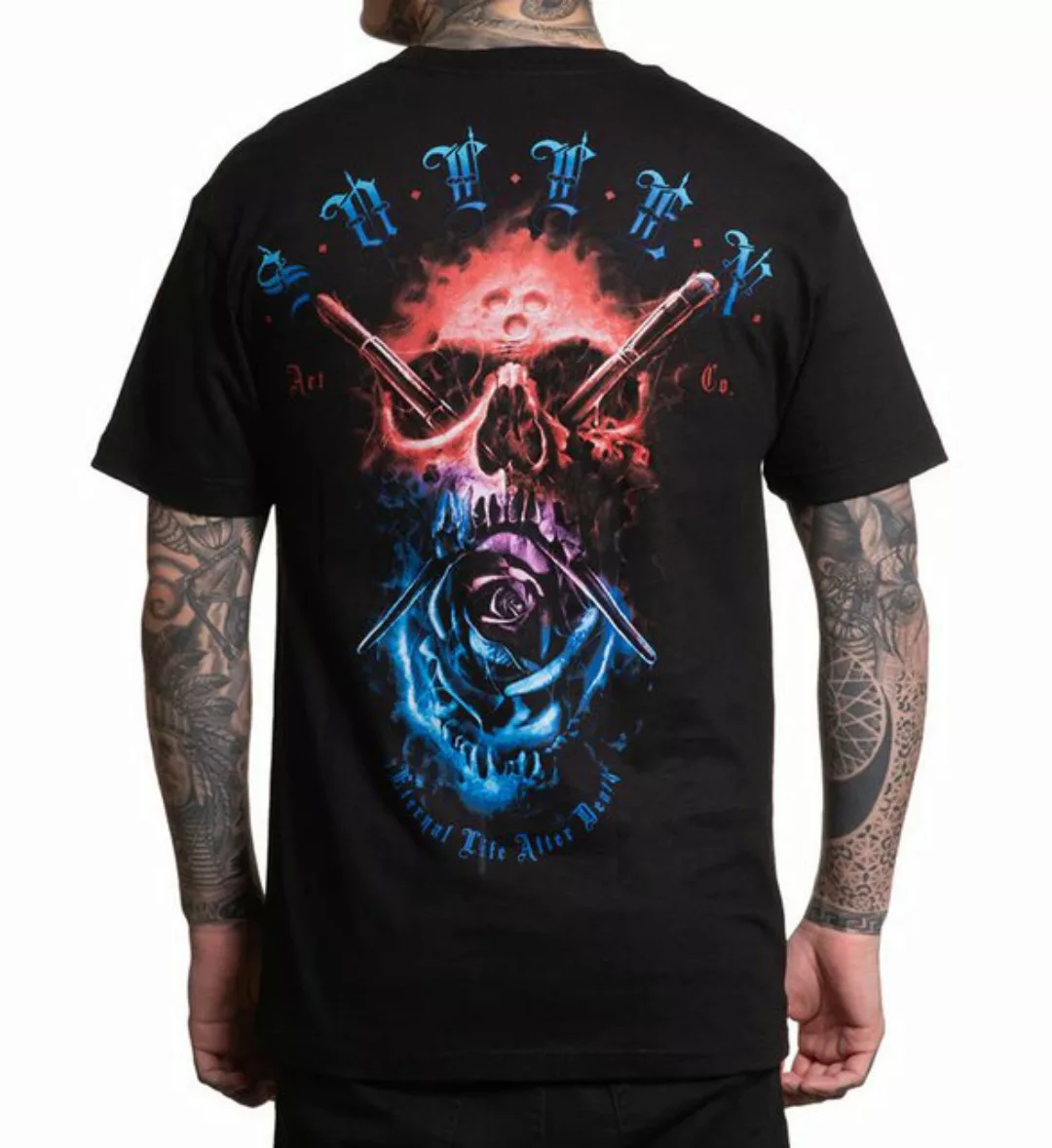 Sullen Clothing T-Shirt Catacombs Schwarz günstig online kaufen