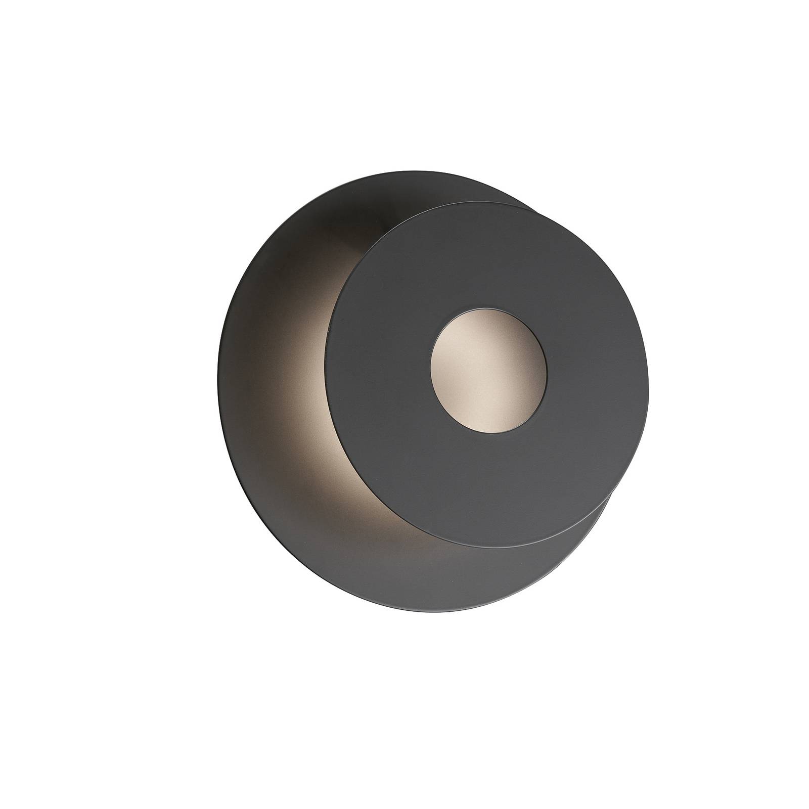 LED-Wandleuchte Hennes, 18x18cm, schwarz günstig online kaufen