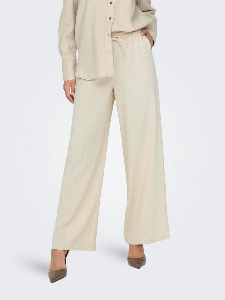 JDY Culotte JDYSAY LINEN HW WIDE PANT WVN NOOS günstig online kaufen