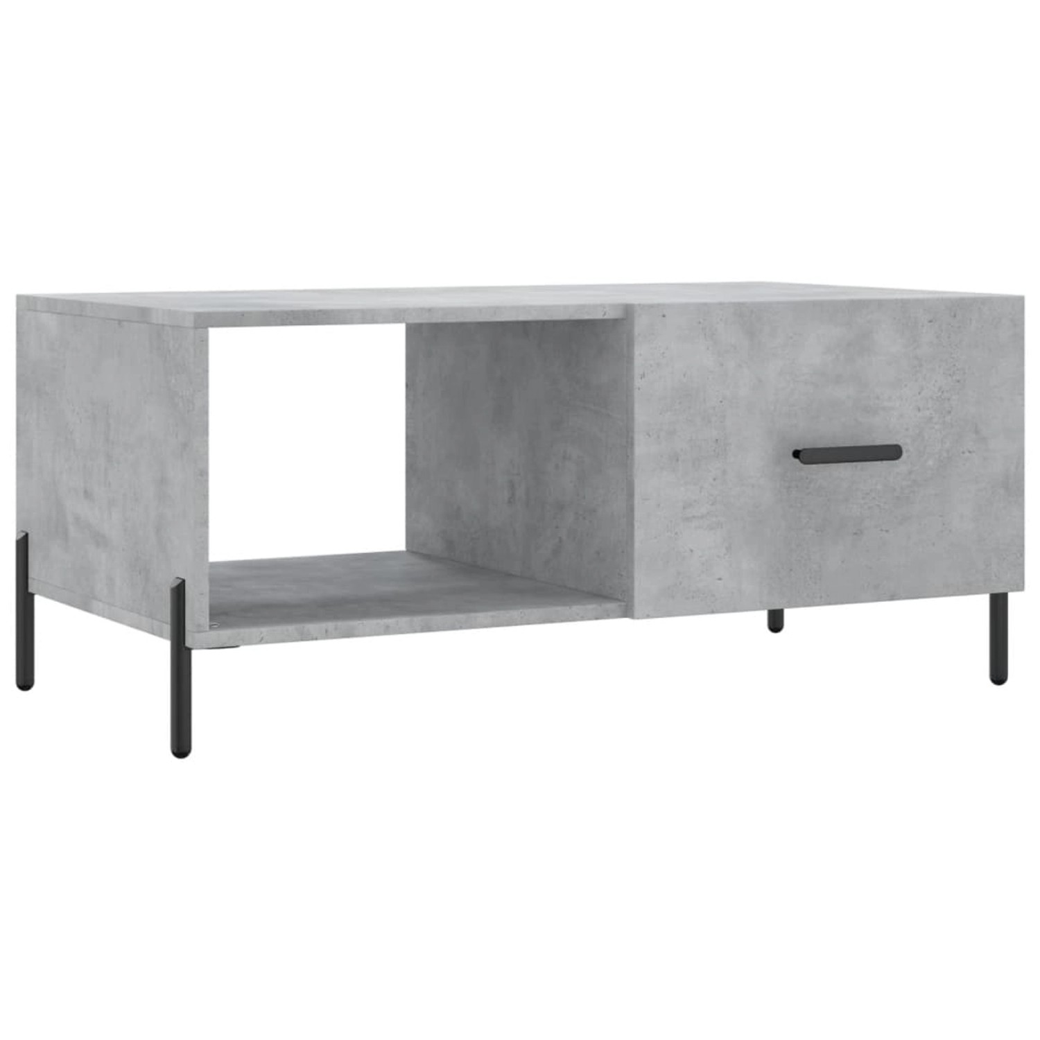 vidaXL Couchtisch Betongrau 90x50x40 cm Holzwerkstoff Modell 6 günstig online kaufen