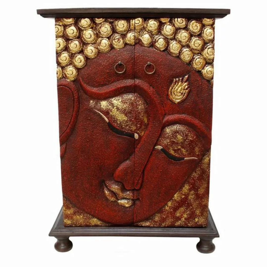 Oriental Galerie Mehrzweckschrank Schrank Kommode Holzschrank 90cm Buddha R günstig online kaufen