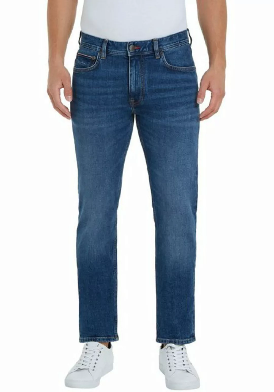 Tommy Hilfiger Straight-Jeans STRAIGHT DENTON STR CREST INDIGO günstig online kaufen