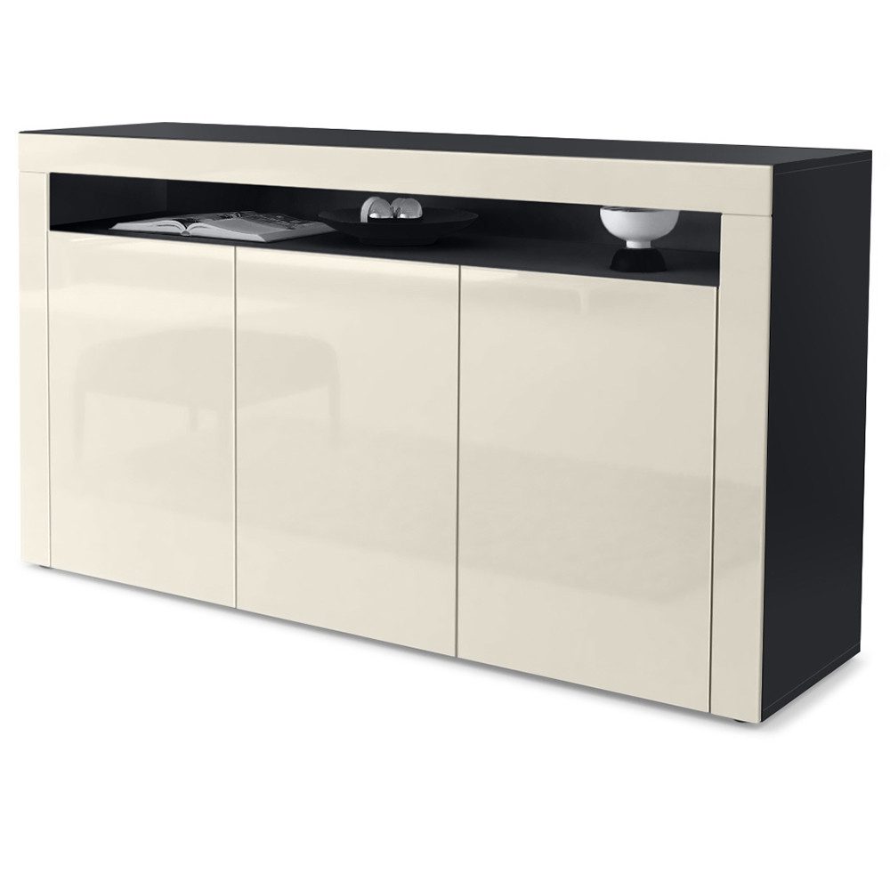 Vladon Sideboard Valencia (Sideboard, mit 3 günstig online kaufen
