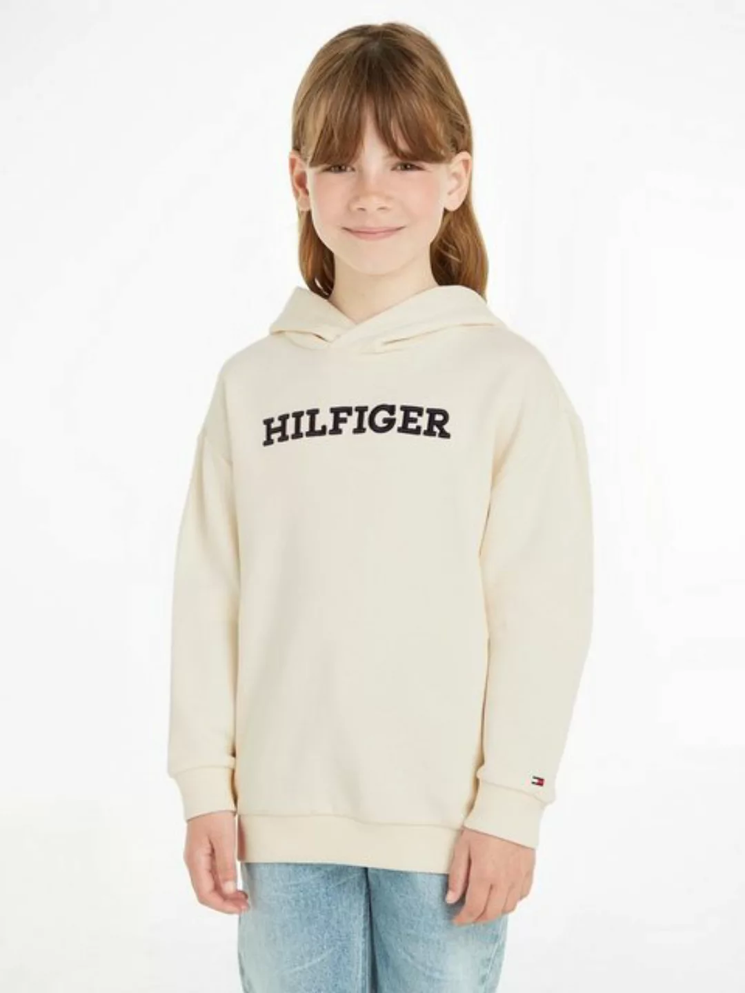 Tommy Hilfiger Kapuzensweatshirt U MONOTYPE HOODIE mit Logo-Stickerei auf d günstig online kaufen