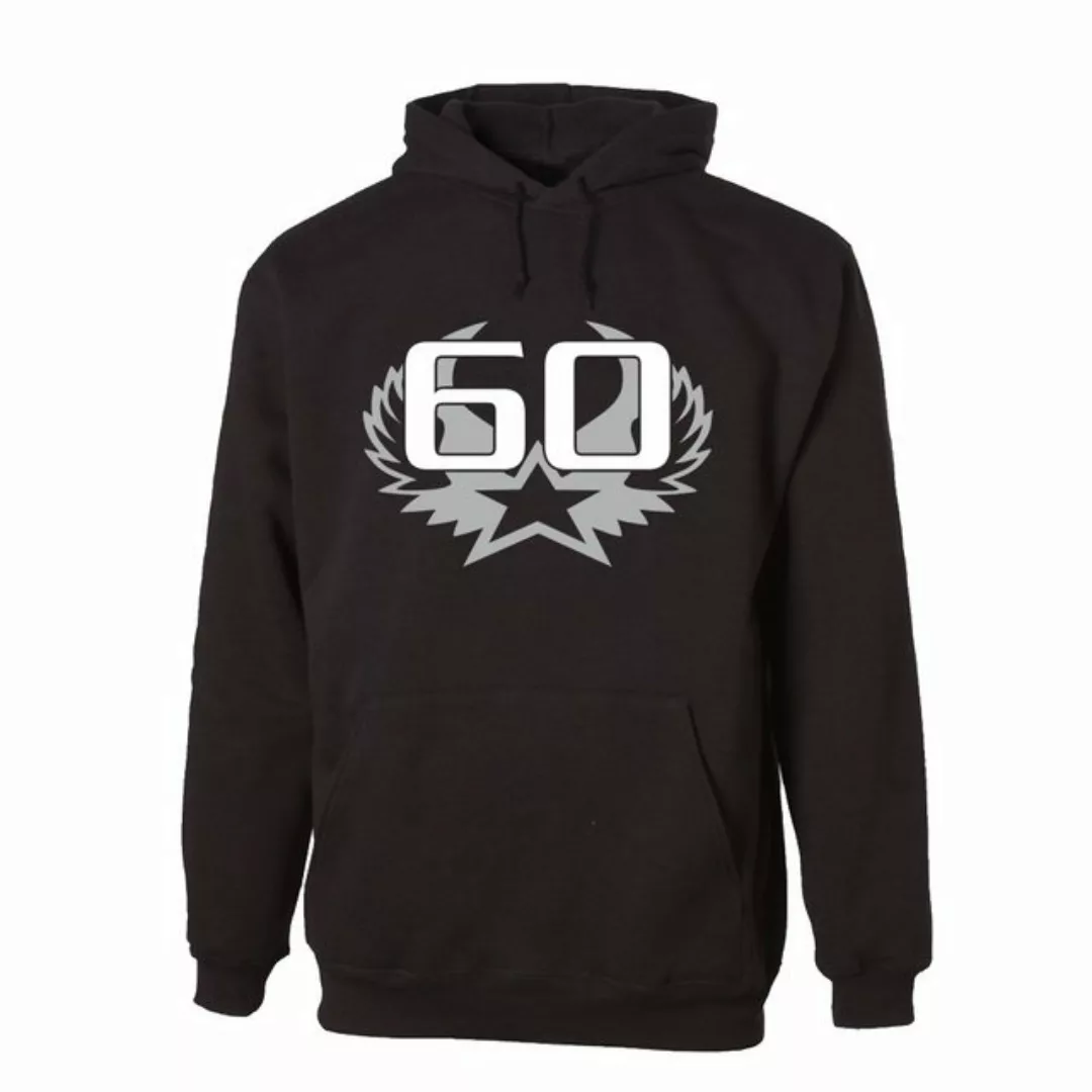 G-graphics Hoodie 60 – Stern mit Flügeln zum 60ten Geburtstag, Unisex, mit günstig online kaufen