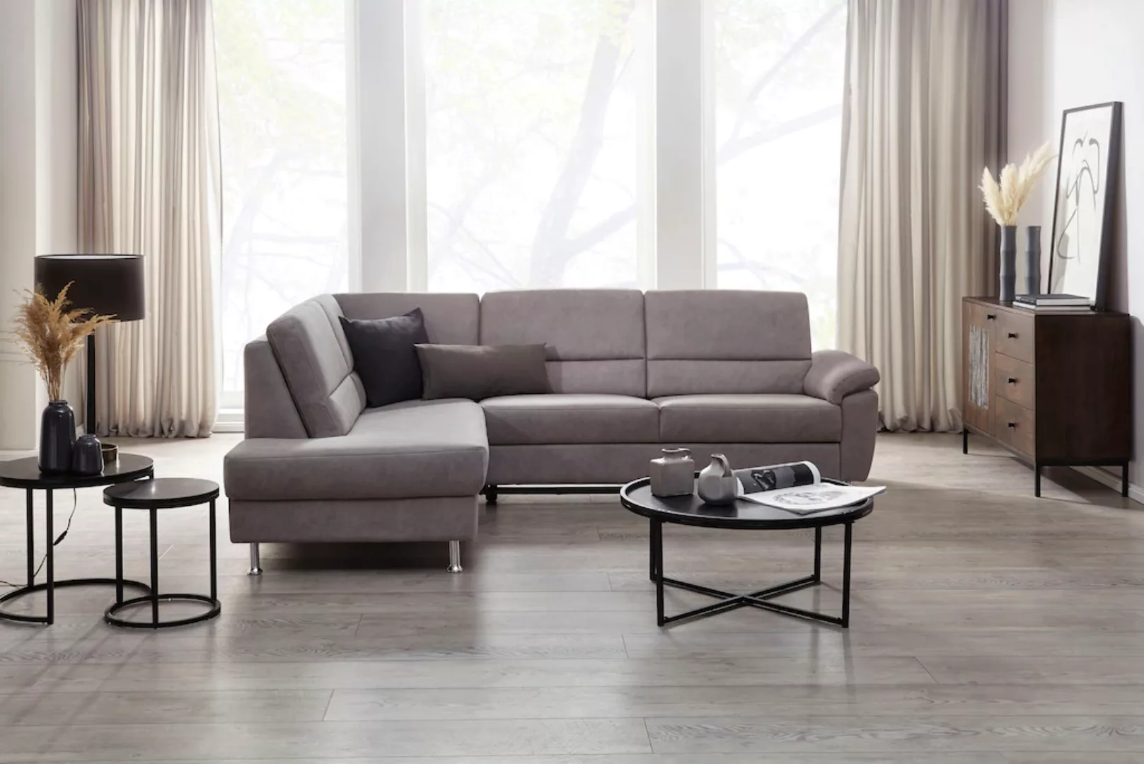 CALIZZA INTERIORS Ecksofa "Onyx L-Form", Ottomane links oder rechts, wahlwe günstig online kaufen