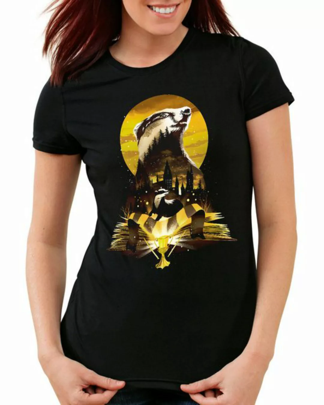 style3 T-Shirt Badger House potter harry hogwarts ravenclaw hufflepuff günstig online kaufen