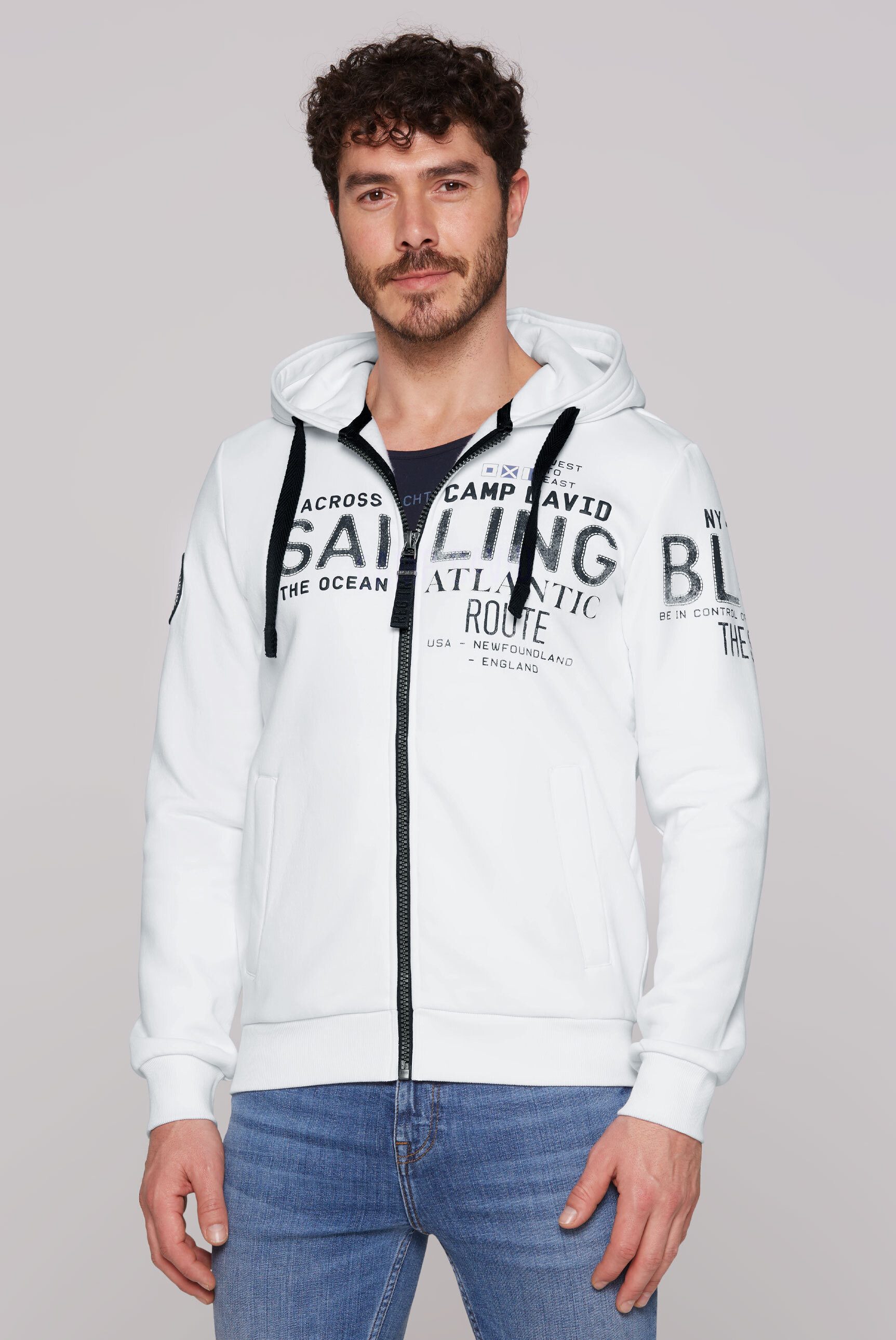 CAMP DAVID Kapuzensweatjacke, mit weicher Innenseite günstig online kaufen