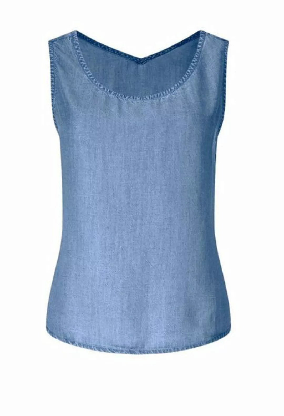 creation L T-Shirt CRéATION L Damen Top, jeansblau günstig online kaufen