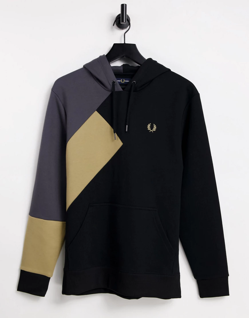 FRED PERRY Mit Kapuze Herren schwarz günstig online kaufen