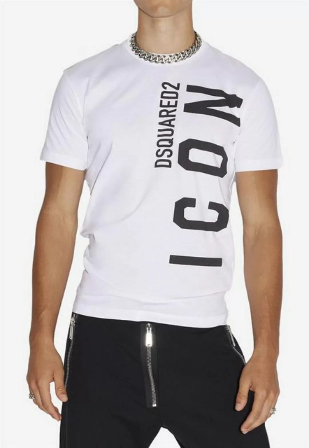 Dsquared2 Print-Shirt DSQ ICON Cool T-Shirt White günstig online kaufen