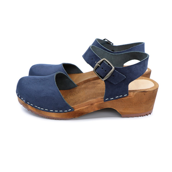 Freja - Schwedische Holz Clogs Sandale Von Me&Myclogs - Low Heel günstig online kaufen