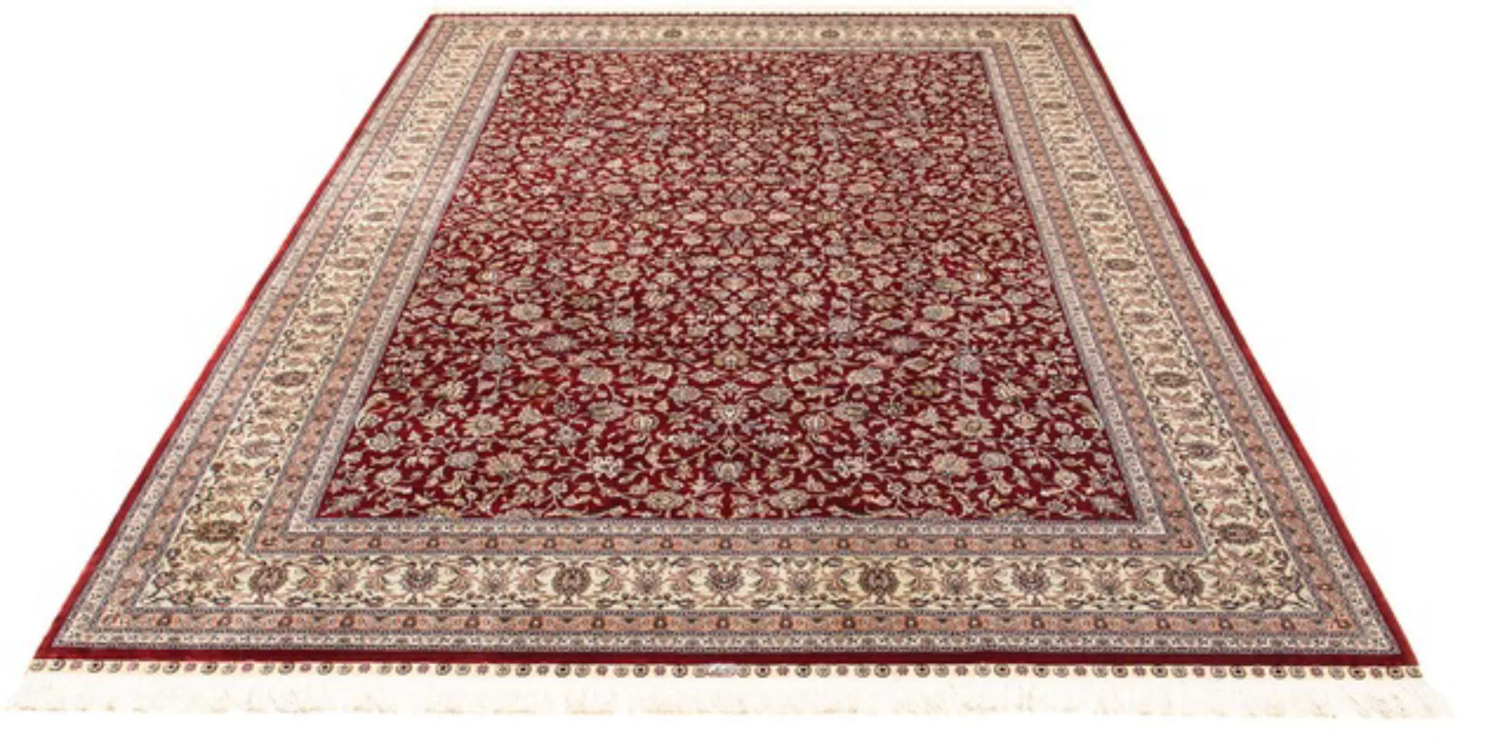 morgenland Orientteppich »Hereke - 276 x 185 cm - dunkelrot«, rechteckig, W günstig online kaufen