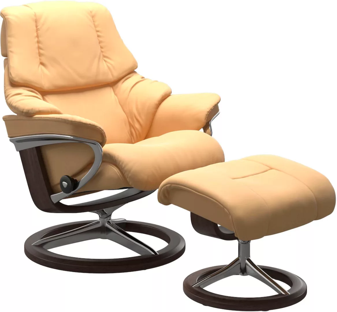 Stressless Fußhocker "Reno", mit Signature Base, Gestell Wenge günstig online kaufen