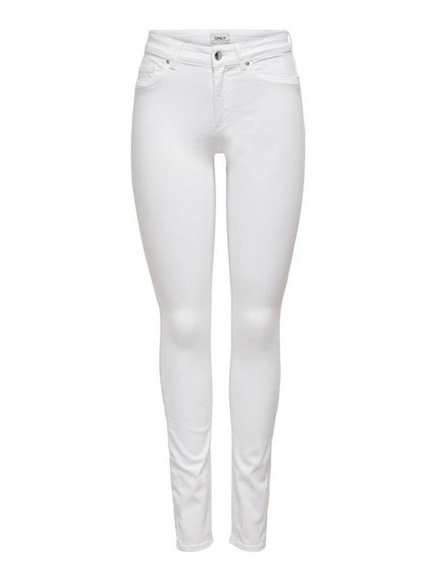 ONLY 5-Pocket-Jeans Damen Jeans ONLBLUSH MID SKINNY DNM Skinny Fit (1-tlg) günstig online kaufen