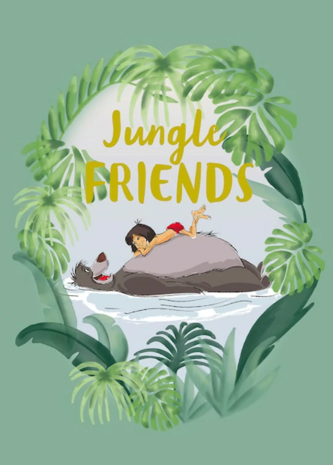 Komar Wandbild Jungle Book Friends 50 x 70 cm günstig online kaufen