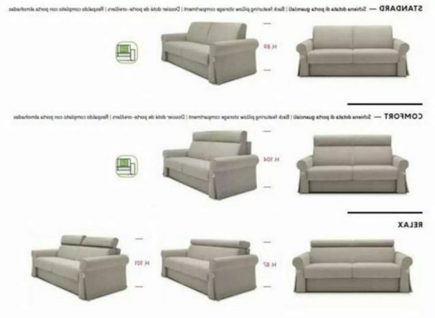 Xlmoebel 2-Sitzer Polster Sofa Zweisitzer Textil 2-Sitzer Wohnzimmer Design günstig online kaufen