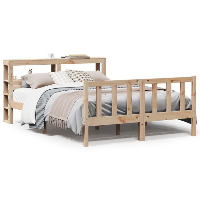 vidaXL Bett, Massivholzbett ohne Matratze 120x190 cm Kiefernholz günstig online kaufen