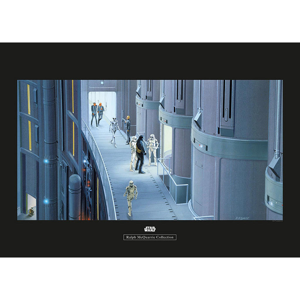 KOMAR Wandbild - Star Wars Classic RMQ Prison Elevator - Größe: 70 x 50 cm günstig online kaufen