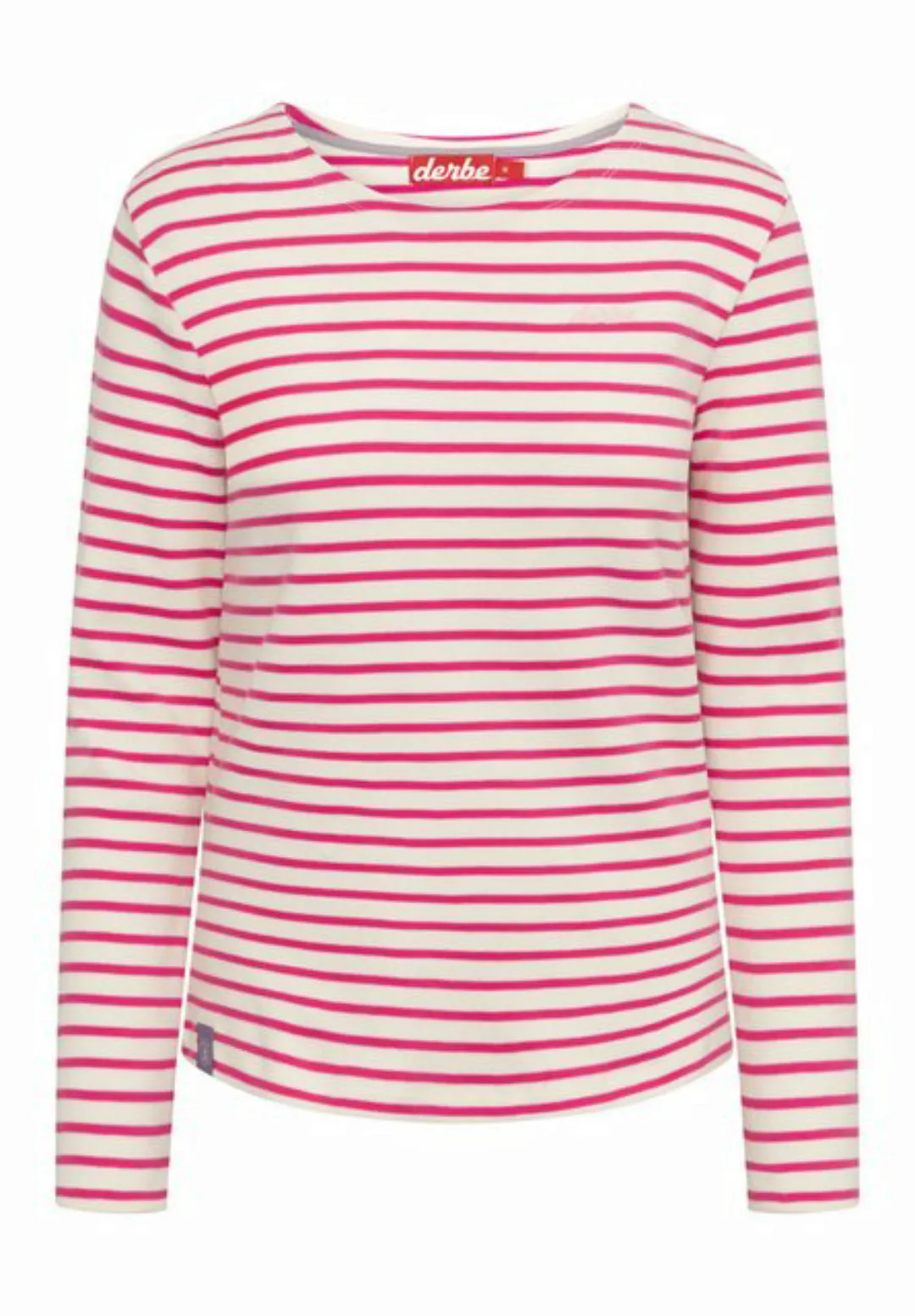 Derbe Langarmshirt "Interstriped", French terry, gestreift, hochwertiger St günstig online kaufen