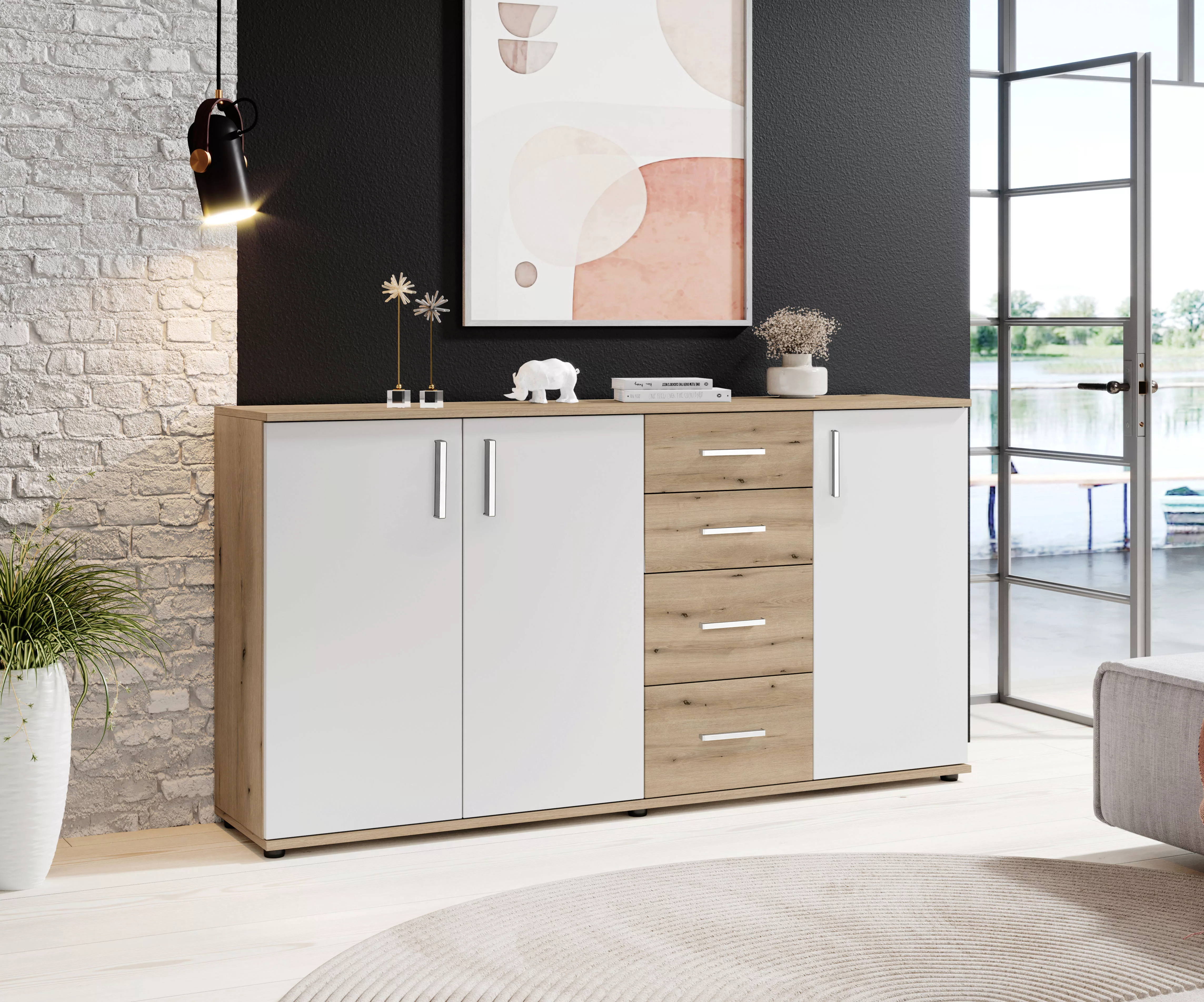 HBZ Kommode "BC-Drift-2", (1 St.), mit Schubkästen, Sideboard wahlweise in günstig online kaufen