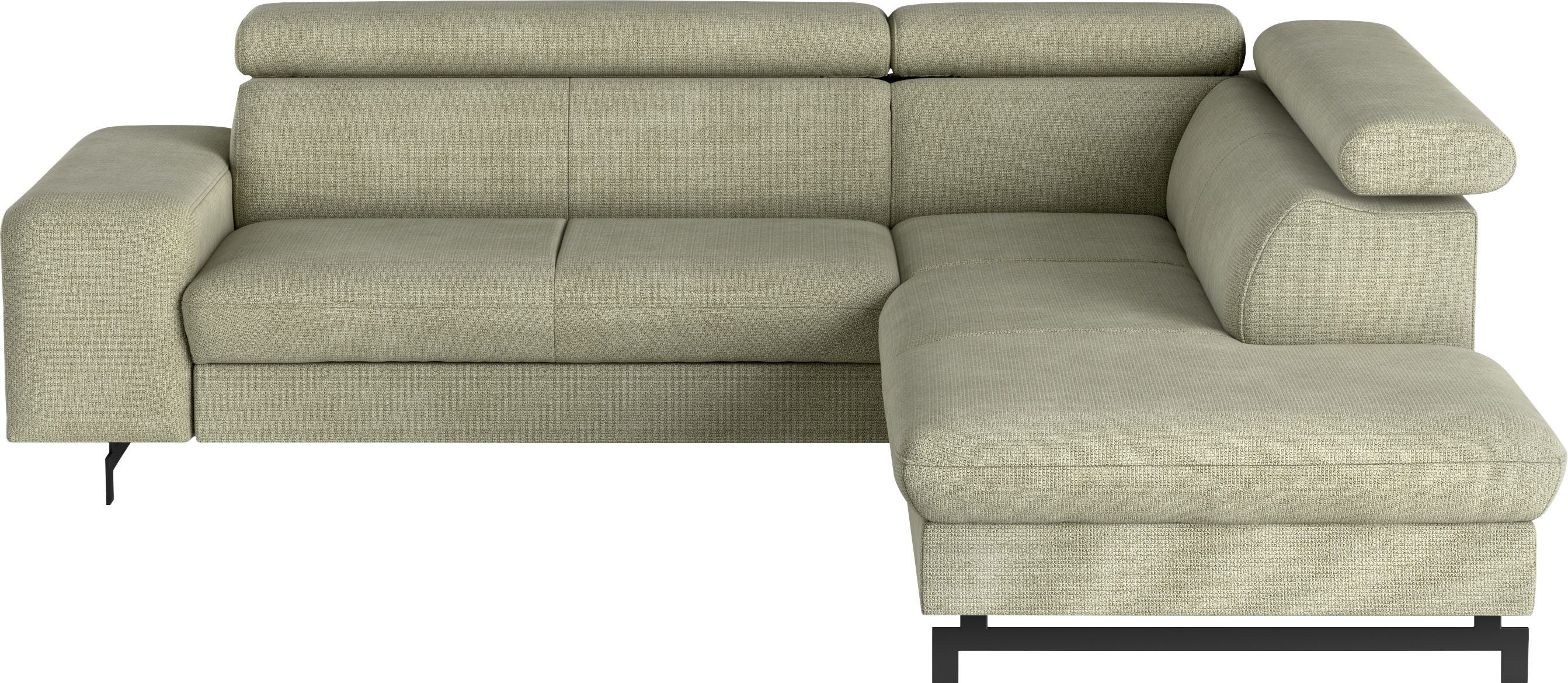 COTTA Ecksofa "Emma L-Form", mit Kopfteilverstellung, wahlweise mit Bettfun günstig online kaufen