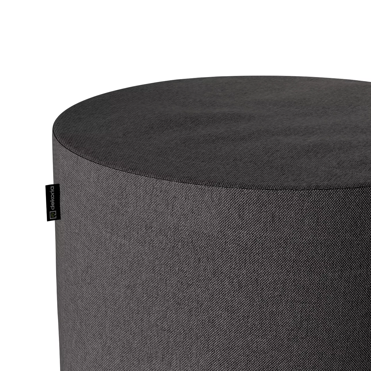 Pouf Barrel, dunkelgrau, ø40 cm x 40 cm, Etna (705-35) günstig online kaufen