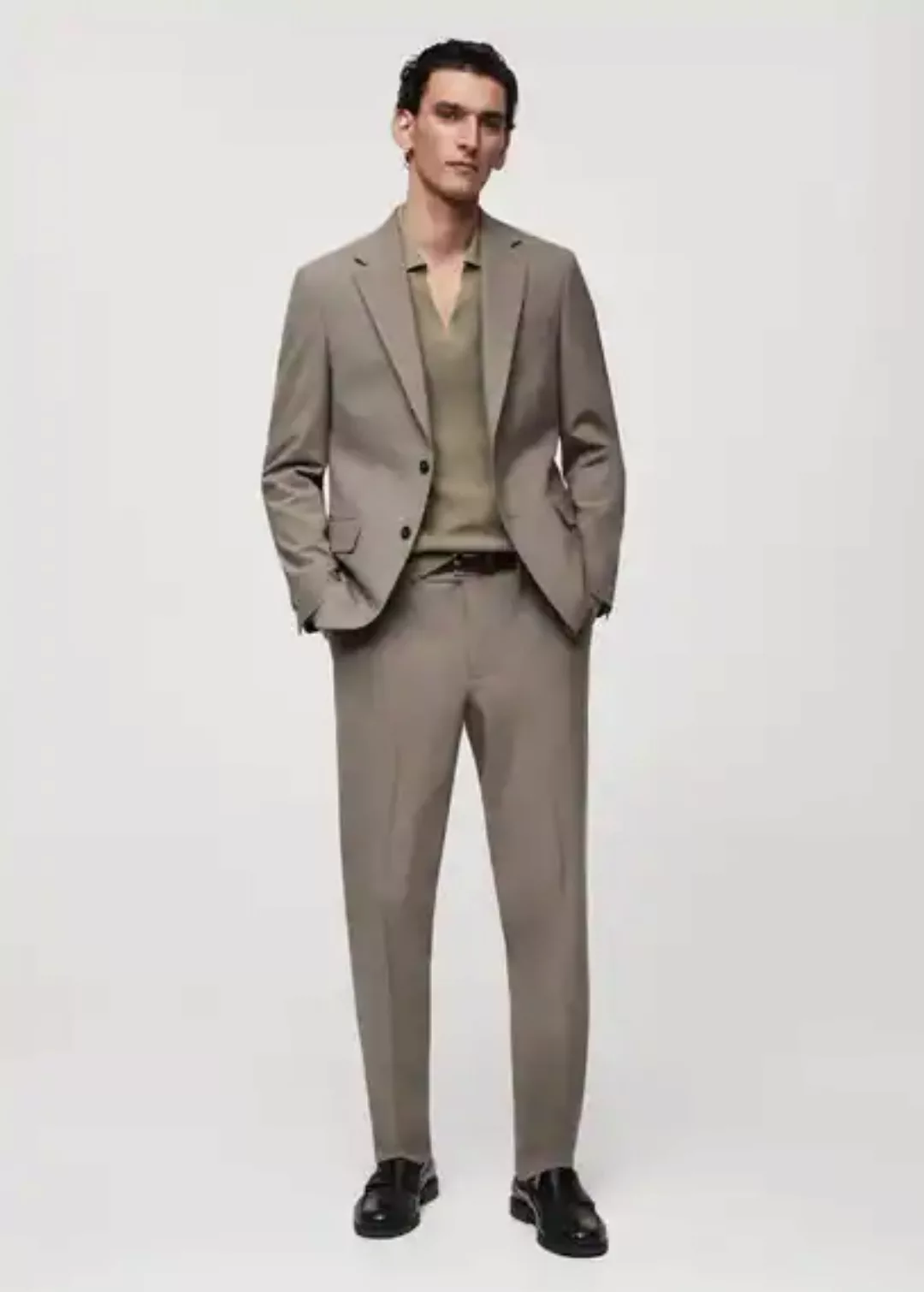 Slim Fit-Anzugjacke aus Cool Wool günstig online kaufen