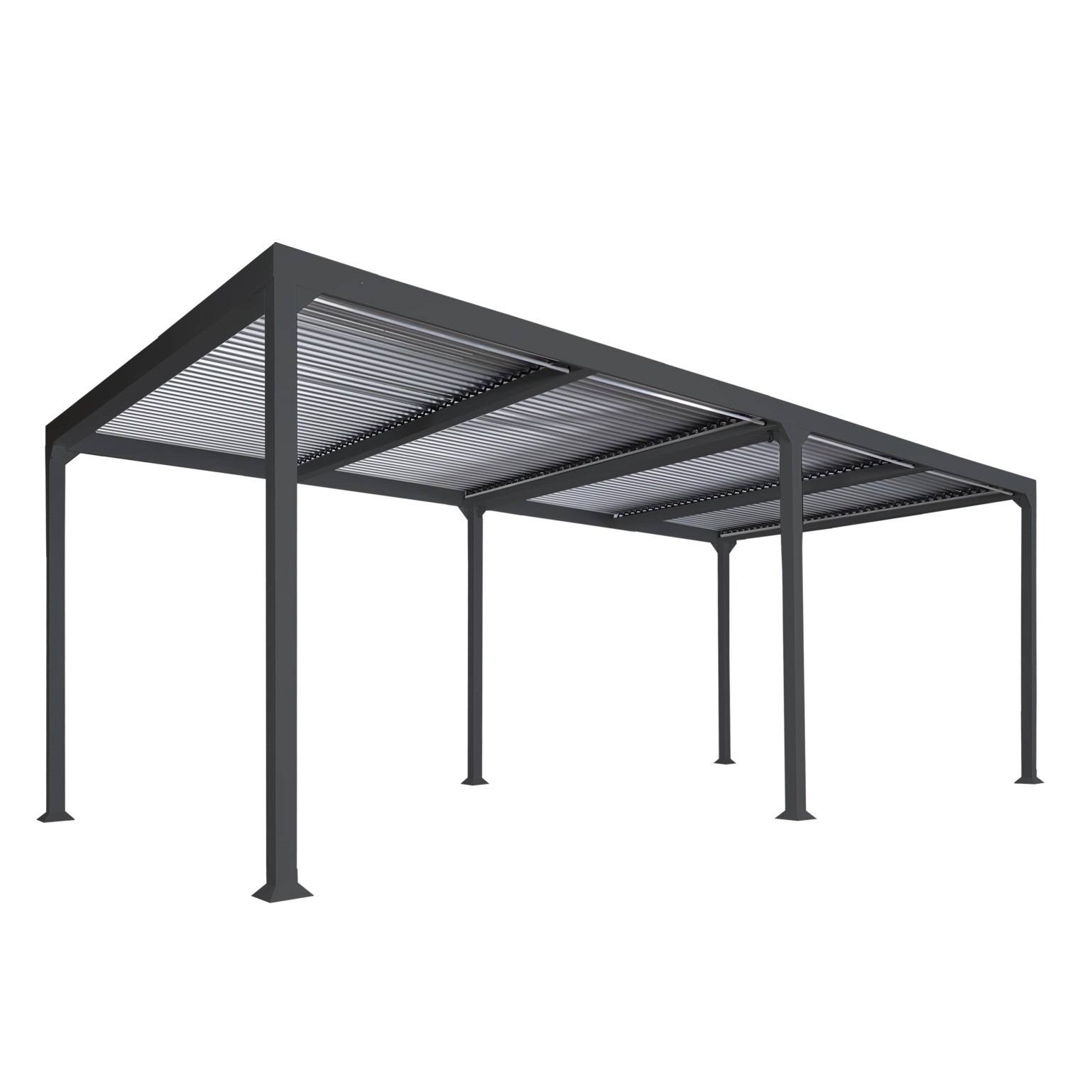 MCW Alu Pergola L41 Anthrazit 3x6m günstig online kaufen