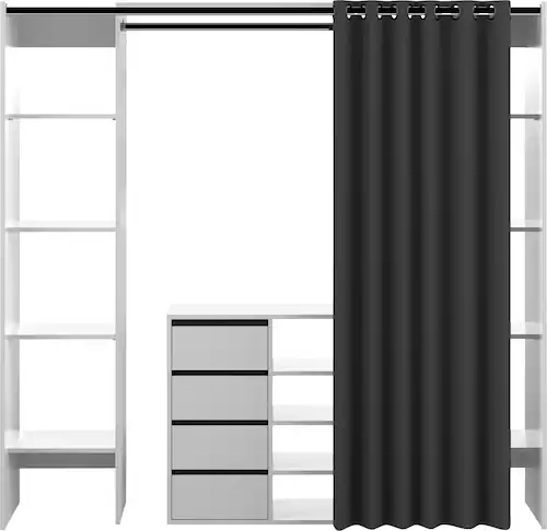 TemaHome Kleiderschrank "TOM", ausziehbar auf 185,3 cm günstig online kaufen