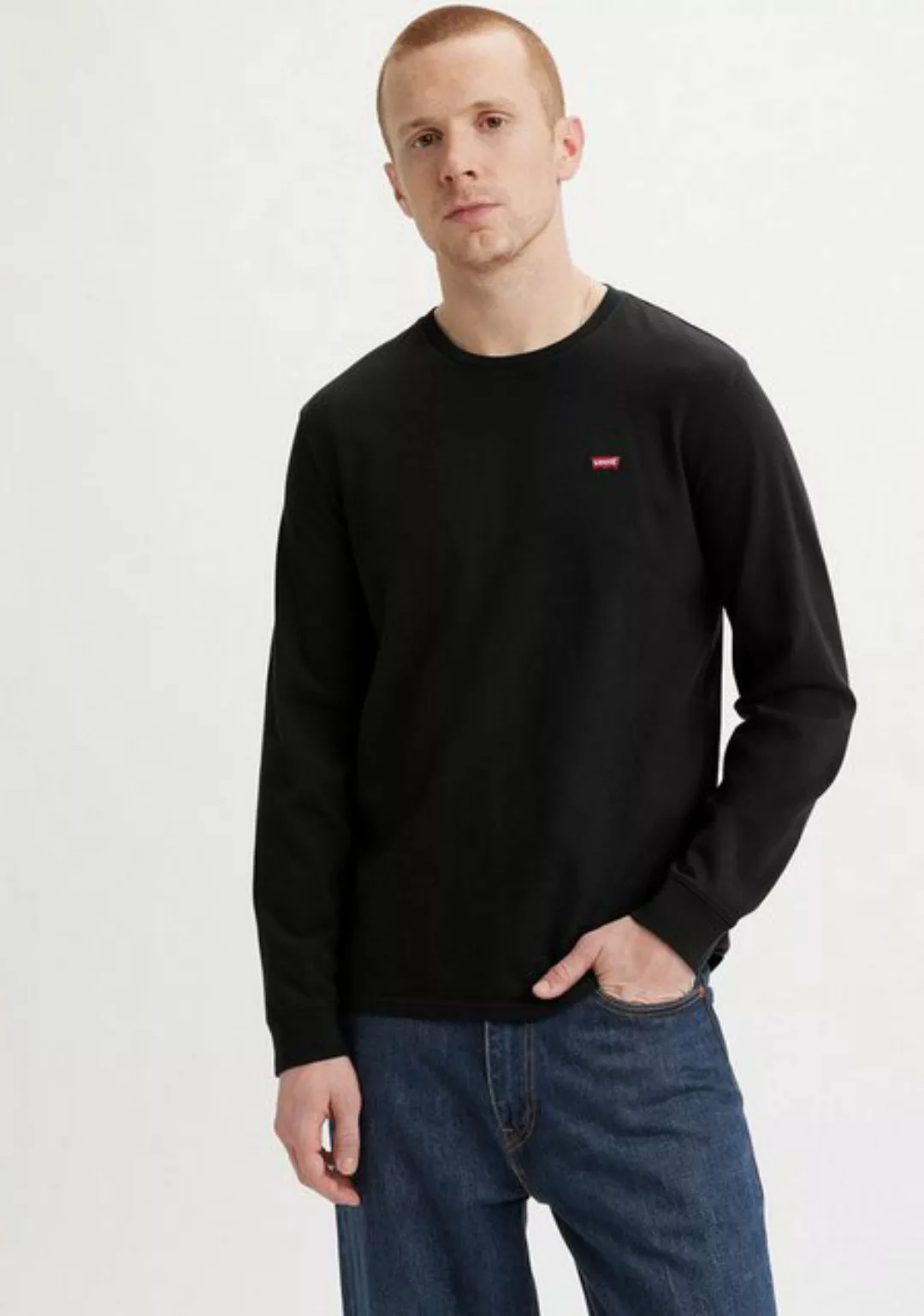 Levi's® Langarmshirt mit Logo-Applikation günstig online kaufen