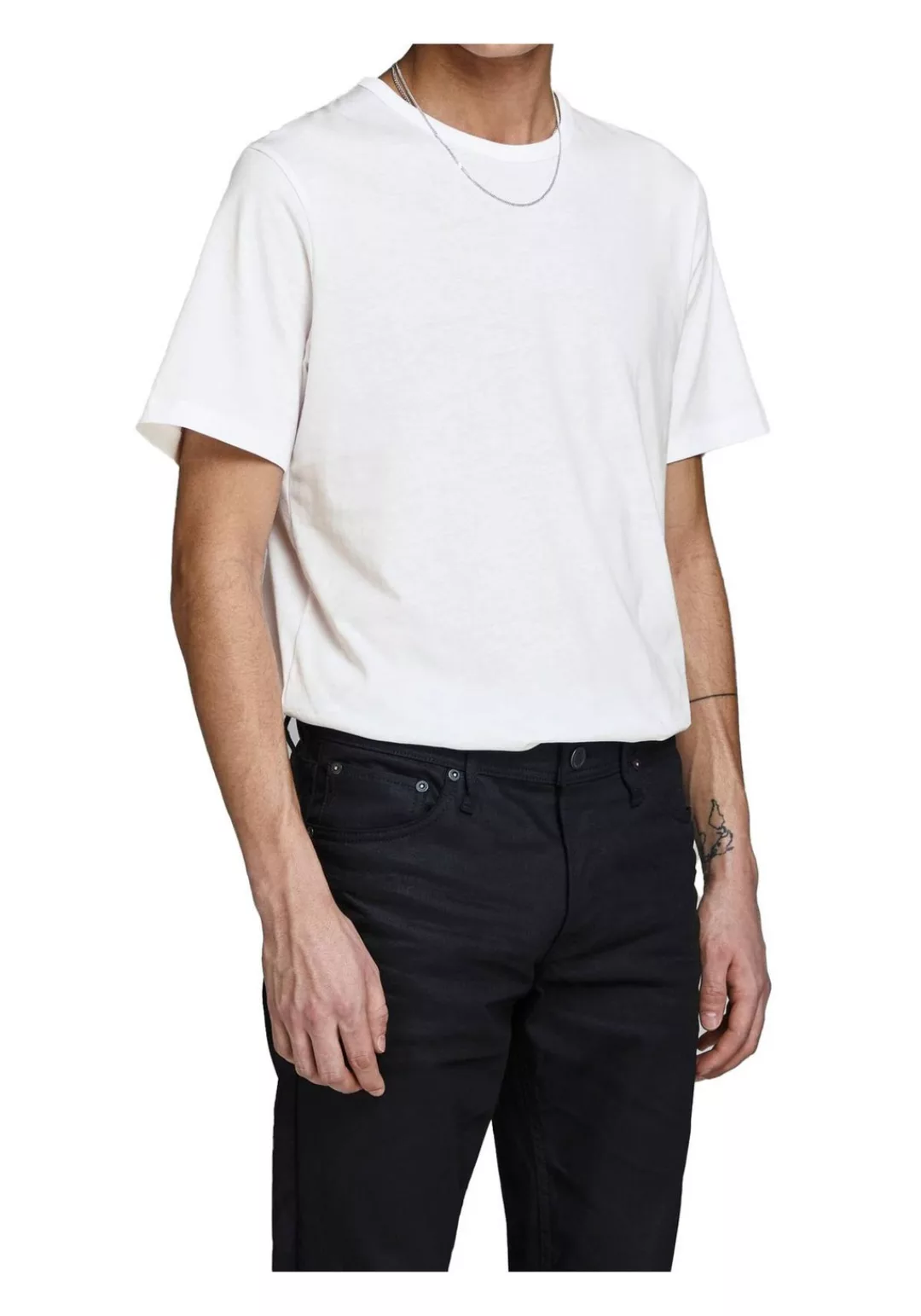 Jack & Jones Herren V-Neck T-Shirt JACBASIC 2er PACK - Regular Fit günstig online kaufen