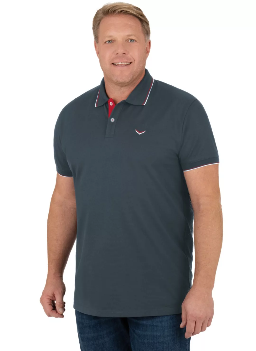 Trigema Poloshirt "TRIGEMA Slim Fit Polohemd" günstig online kaufen