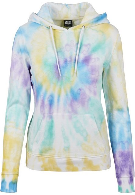 URBAN CLASSICS Kapuzenpullover "Urban Classics Damen Ladies Tie Dye Hoody" günstig online kaufen