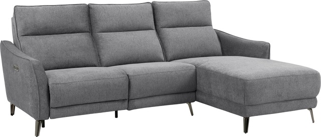 INOSIGN Ecksofa "TAYLER 3-Sitzer, L-Form (Breite 239cm), elektr. Relaxfunkt günstig online kaufen