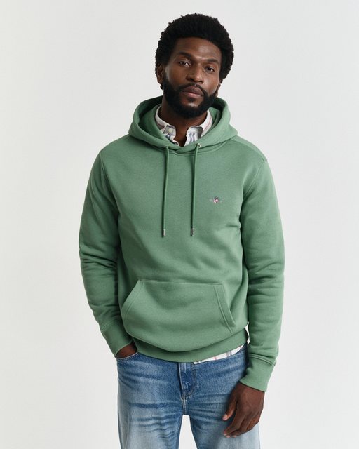 Gant Sweatshirt "REG SHIELD HALF ZIP SWEAT", mit Logostickerei auf der Brus günstig online kaufen