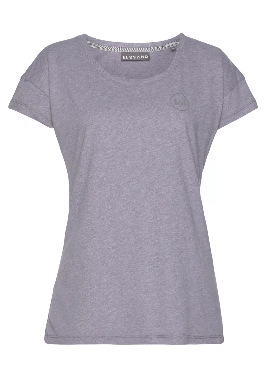 Elbsand T-Shirt Ranva mit Logodruck, Kurzarmshirt aus Baumwoll-Mix, sportli günstig online kaufen