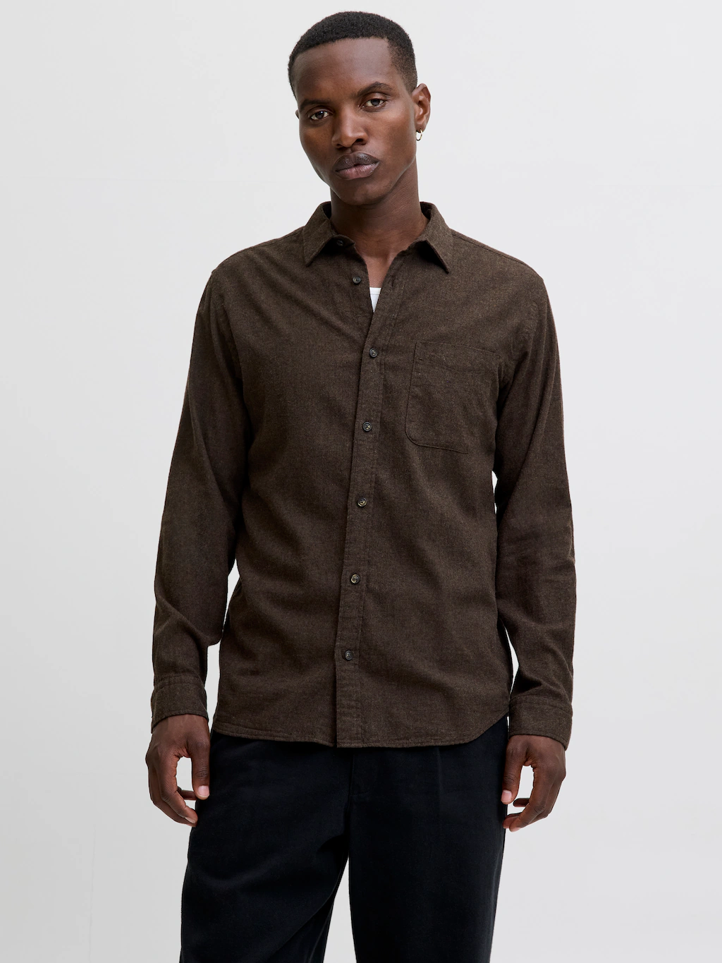 Jack & Jones Langarmhemd "JJECLASSIC MELANGE SHIRT L/S NOOS" günstig online kaufen