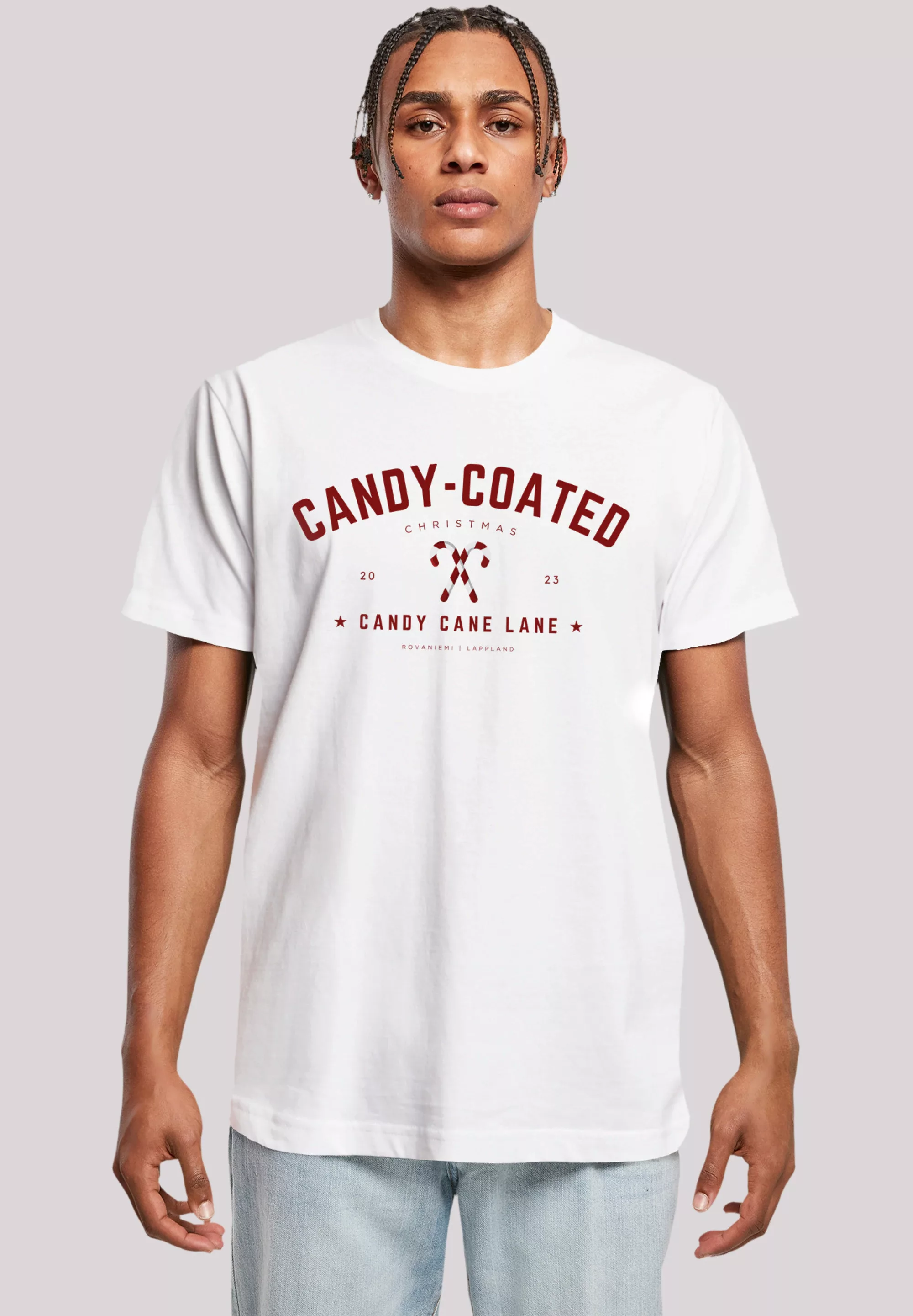 F4NT4STIC T-Shirt "Weihnachten Candy Coated Christmas", Weihnachten, Gesche günstig online kaufen