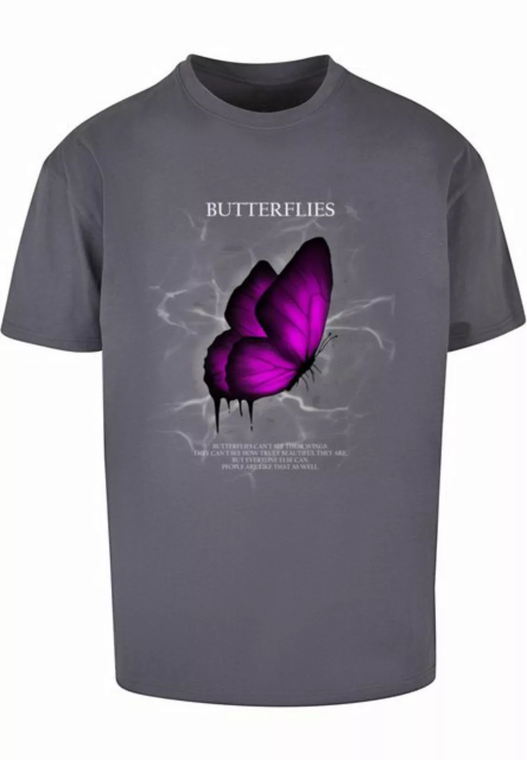 Merchcode T-Shirt Merchcode Herren Butterflies Heavy Oversized Tee (1-tlg) günstig online kaufen
