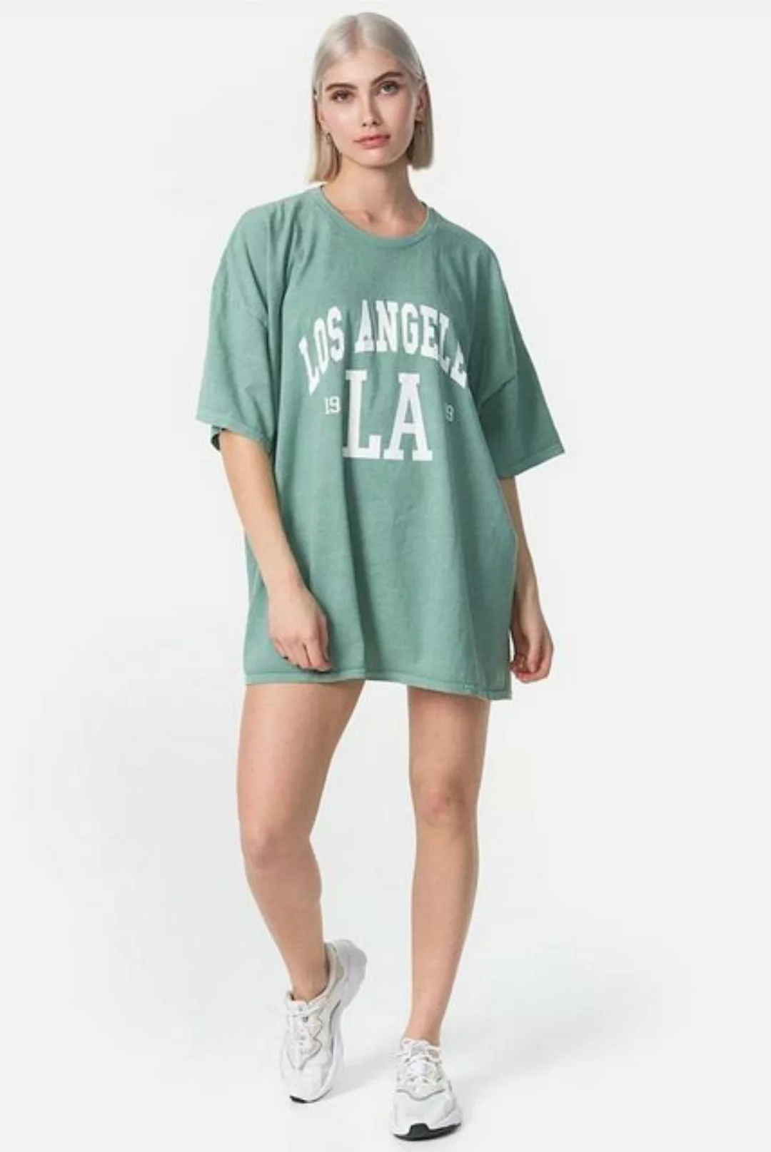 Worldclassca T-Shirt Worldclassca Oversized LA LOS ANGELES Print T-Shirt la günstig online kaufen