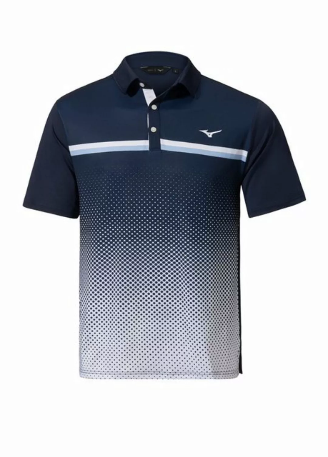 Mizuno Poloshirt Mizuno Golf Polo Quick Dry Elite Gradient Blau Herren UK S günstig online kaufen