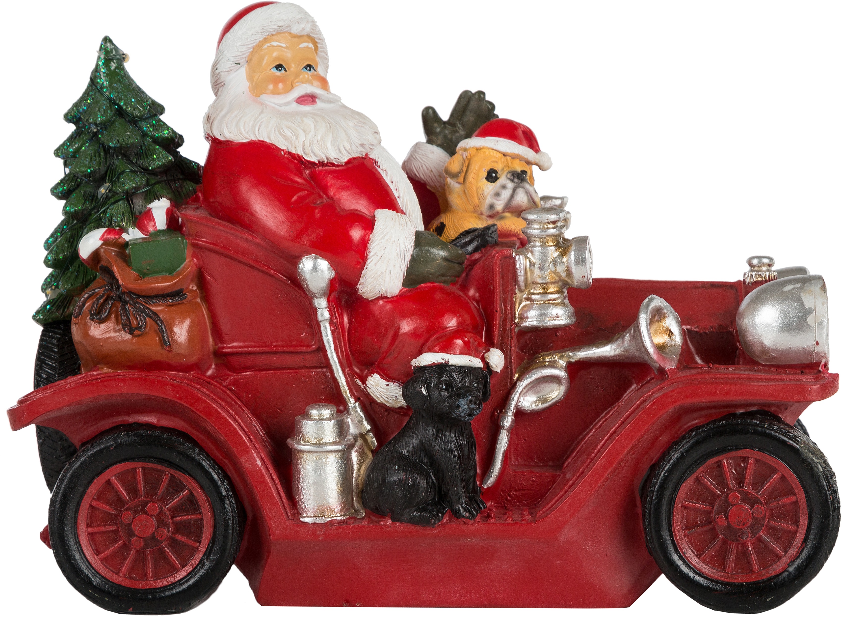 Myflair Möbel & Accessoires Weihnachtsfigur "Weihnachtsdeko rot", im Auto, günstig online kaufen