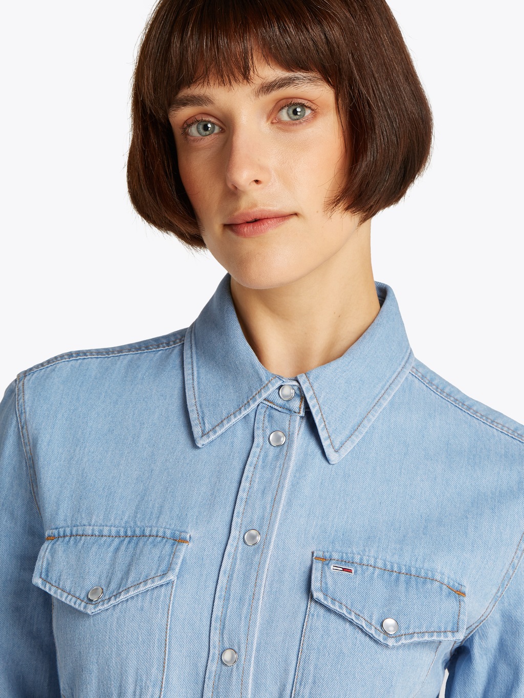 Tommy Jeans Hemdblusenkleid "REGULAR SHIRT DRESS EXT", mit Brusttaschen, Lo günstig online kaufen