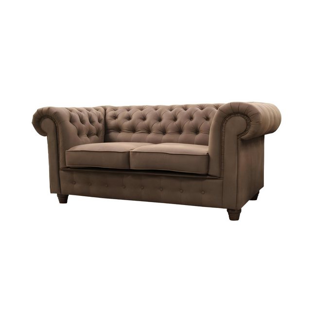 Xlmoebel Sofa Büro-Sofa Chesterfield mit Textildesign und gepolsterter Sitz günstig online kaufen